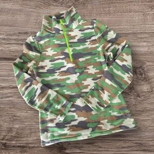 Dudley Stephens Kaki Pullover Vello Fleece Green Camo Small NWT